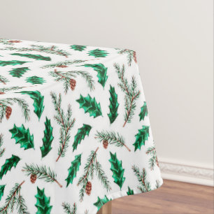 Christmas Pine Branches Tablecloth