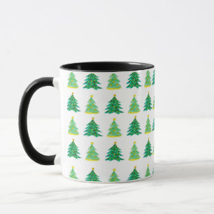 Christmas Pine Pattern Mug