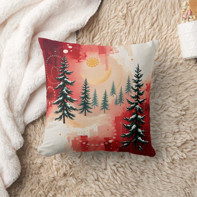 Christmas Pine Sovereignty Weddings Anniversaries Cushion (Blanket)