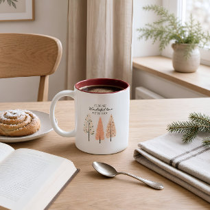 Christmas Pine Tree Mug – Minimal Hygge Style