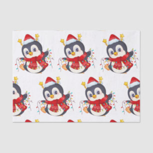 Christmas Pinguin with Lights   Tissue Paper