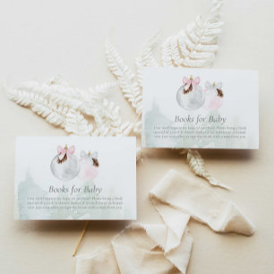 Christmas Pink Girl Books for Baby Enclosure Card