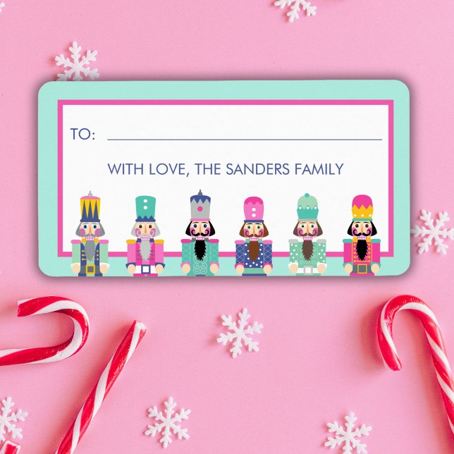 CHRISTMAS PINK NUTCRACKER GIFT STICKER (Creator Uploaded)