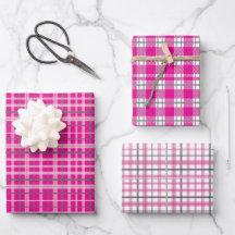 Christmas Pink Plaid Tartan 