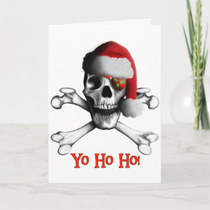 Christmas Pirate Holiday Card
