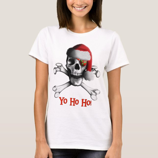 Christmas Pirate Women's Tee (Front)