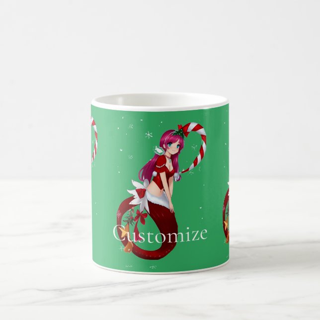 Christmas Pixie Mermaid Thunder_Cove Coffee Mug (Center)