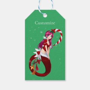 Christmas Pixie Mermaid Thunder_Cove Gift Tags