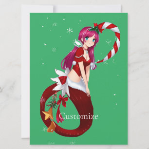 Christmas Pixie Mermaid Thunder_Cove Invitation