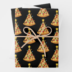 Christmas Pizza Lover Holiday Dinner Xmas Night Wrapping Paper Sheet