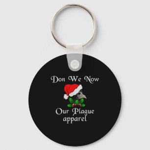 Christmas Plague Doctor Mask Don We Now Our Plague Key Ring