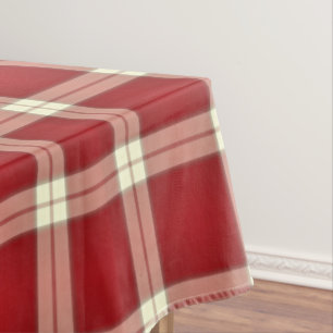 Christmas Plaid 02-Cotton Tablecloth 52x70