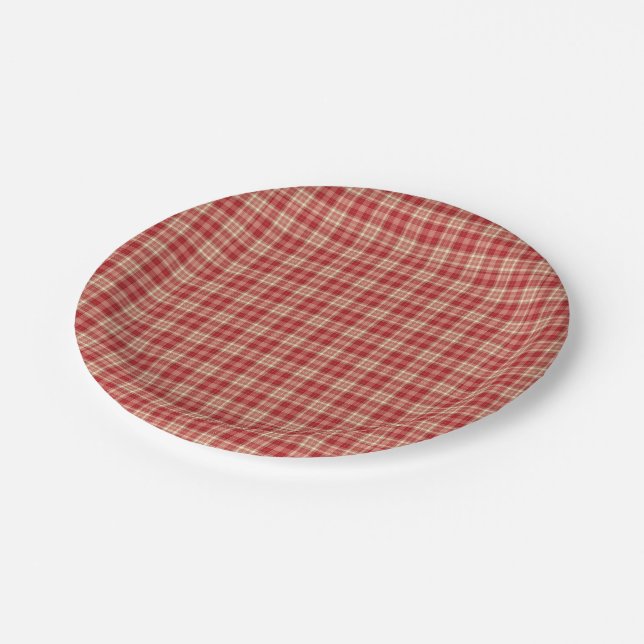 Christmas Plaid 03-PAPER PLATES (Angled)