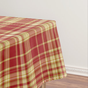 Christmas Plaid 05-Cotton Tablecloth 52x70