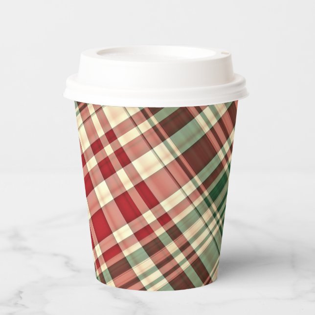 Christmas Plaid 06-PAPER CUPS (Front)