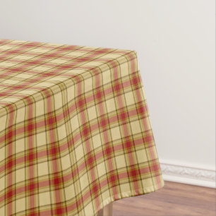 Christmas Plaid 09-Cotton Tablecloth 52x70