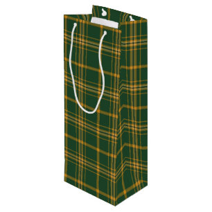 Christmas Plaid 13-WINE GIFT BAG