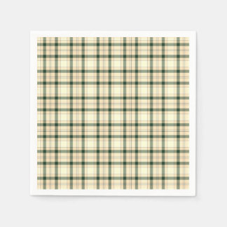 Christmas Plaid 16-PAPER PARTY NAPKINS