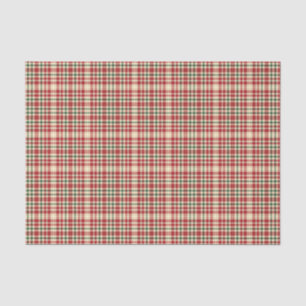 Christmas Plaid 18-TISSUE WRAPPING PAPER