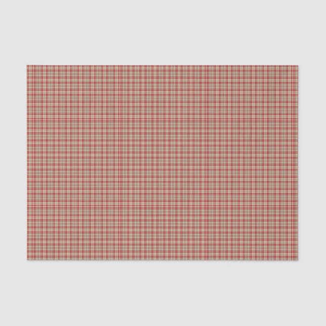 Christmas Plaid 19-TISSUE WRAPPING PAPER (Front)