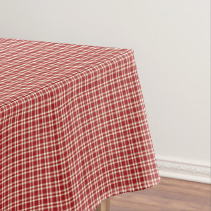 Christmas Plaid 21-Cotton Tablecloth 52x70