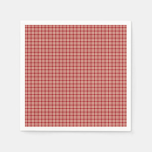 Christmas Plaid 21-PAPER PARTY NAPKINS