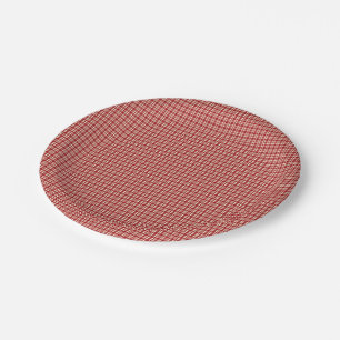 Christmas Plaid 21-PAPER PLATES