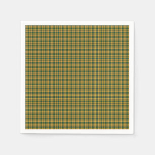 Christmas Plaid 22-PAPER PARTY NAPKINS