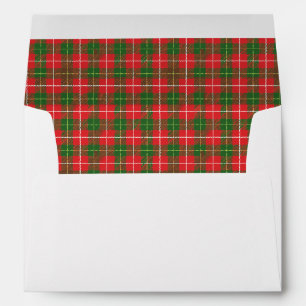 Christmas Plaid 3 Envelope