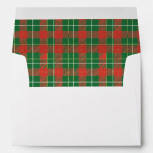 Christmas Plaid 4 Envelope