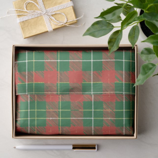 Christmas Plaid 4 Tissue Paper (Gift)