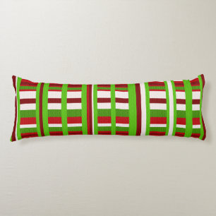 Christmas Plaid Body Cushion
