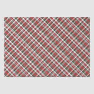 Christmas Plaid Bright Tissue Paper