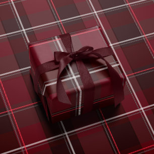 Christmas plaid classic holiday simple wrapping paper