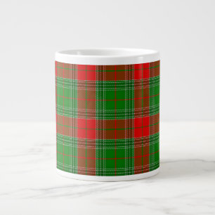 Christmas plaid coffee mug
