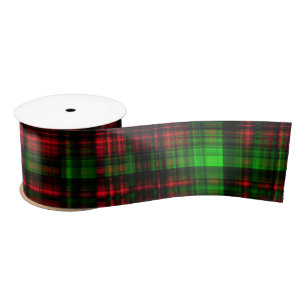 Christmas Plaid Collection 1 Design Satin Ribbon