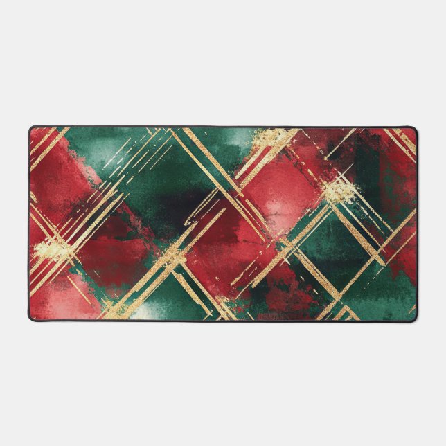 Christmas Plaid Custom mouse pad (Front)