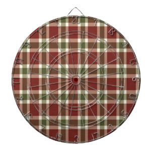 christmas-plaid- dartboard