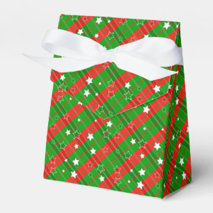 Christmas Plaid Favour Box