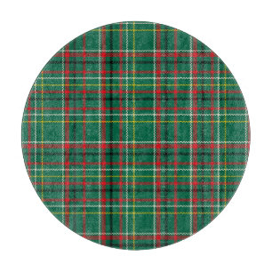 Christmas Plaid Green Pattern-23914 Cutting Board