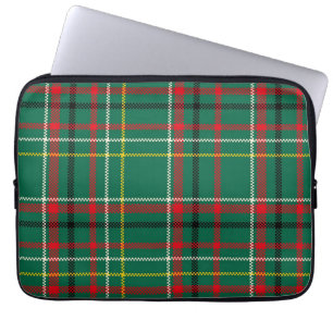 Christmas Plaid Green Pattern-23914 Laptop Sleeve