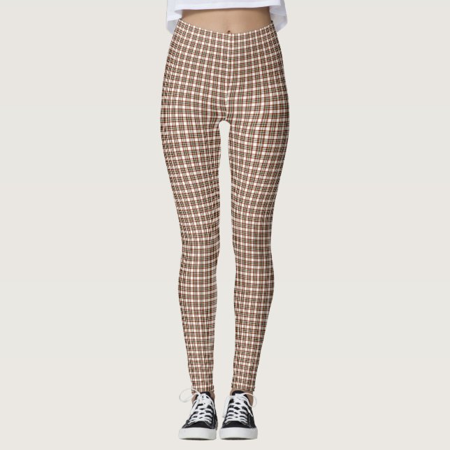 Christmas Plaid Leggings (Front)