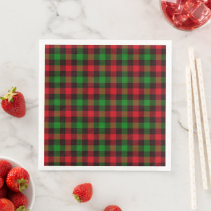 Christmas Plaid Napkin