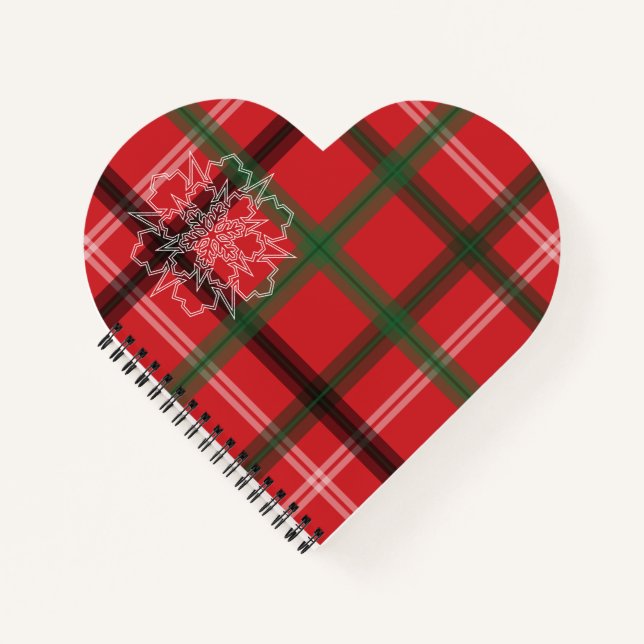 Christmas plaid notebook (Front)