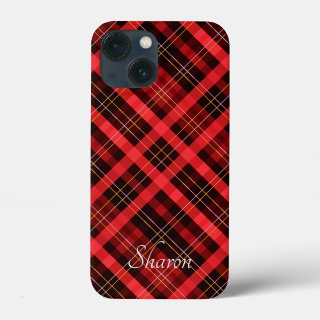 Christmas Plaid Pattern Case-Mate iPhone Case (Back)