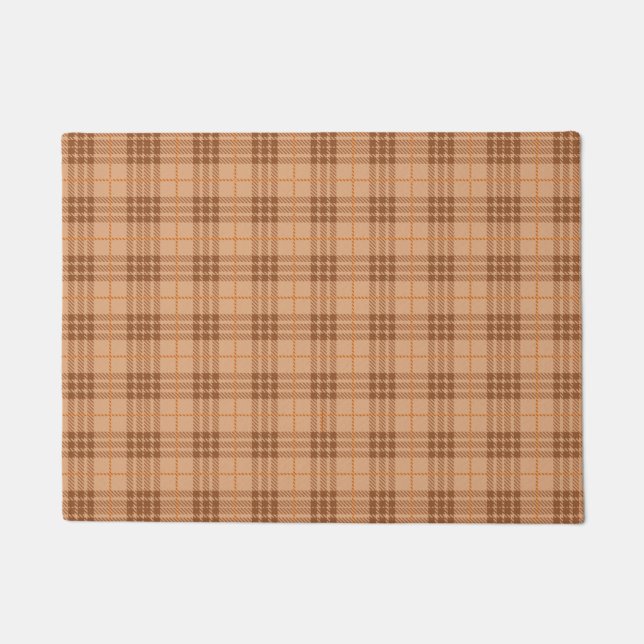 Christmas Plaid Pattern Doormat  (Front)
