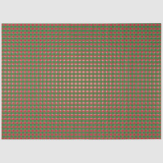 Christmas Plaid Pattern Tissue Paper