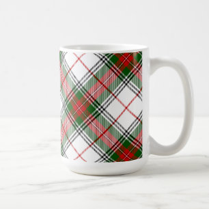 Christmas Plaid ~ Personalised Coffee Mug