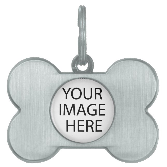 Christmas Plaid ~ Personalised Pet Name Tag (Front)