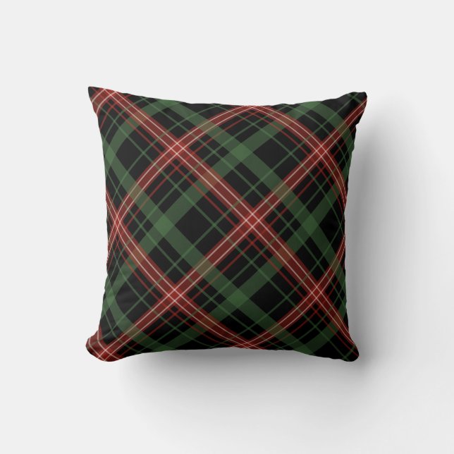 Christmas plaid, pillow (Front)